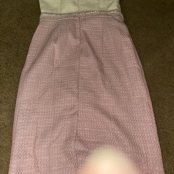 MOTF PREMIUM TWO-TONE HALTER TWEED DRESS - Picture 8 of 11